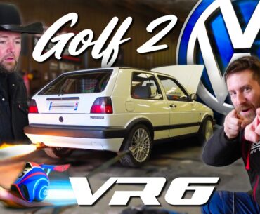 Un cow-boy en Golf 2 VR6 Turbo !?