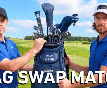 Rory McIlroy Swaps Bags With Tommy Fleetwood (3-Hole Match)