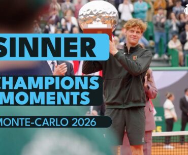 Behind-The-Scenes With Sinner After 2026 Monte-Carlo Triumph 👀🏆 | Rolex Monte-Carlo Masters 2026