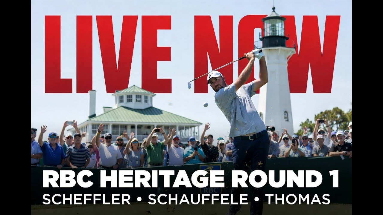 RBC Heritage 2026 LIVE | Round 1 Full Coverage | Scheffler, Schauffele, Thomas | PGA Tour