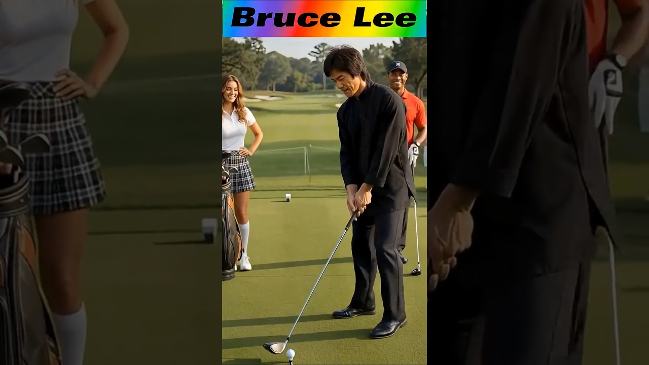 Bruce Lee vs. Tiger Woods: The Ultimate Golf Showdown! 🏌️‍♂️🐉이소룡 vs 타이거 우즈: 전설들의 역대급 골프 라운딩! 🏌️‍♂️🐉
