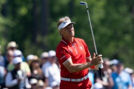 Bernhard Langer, 68, breaks age to share Senior PGA Championship lead