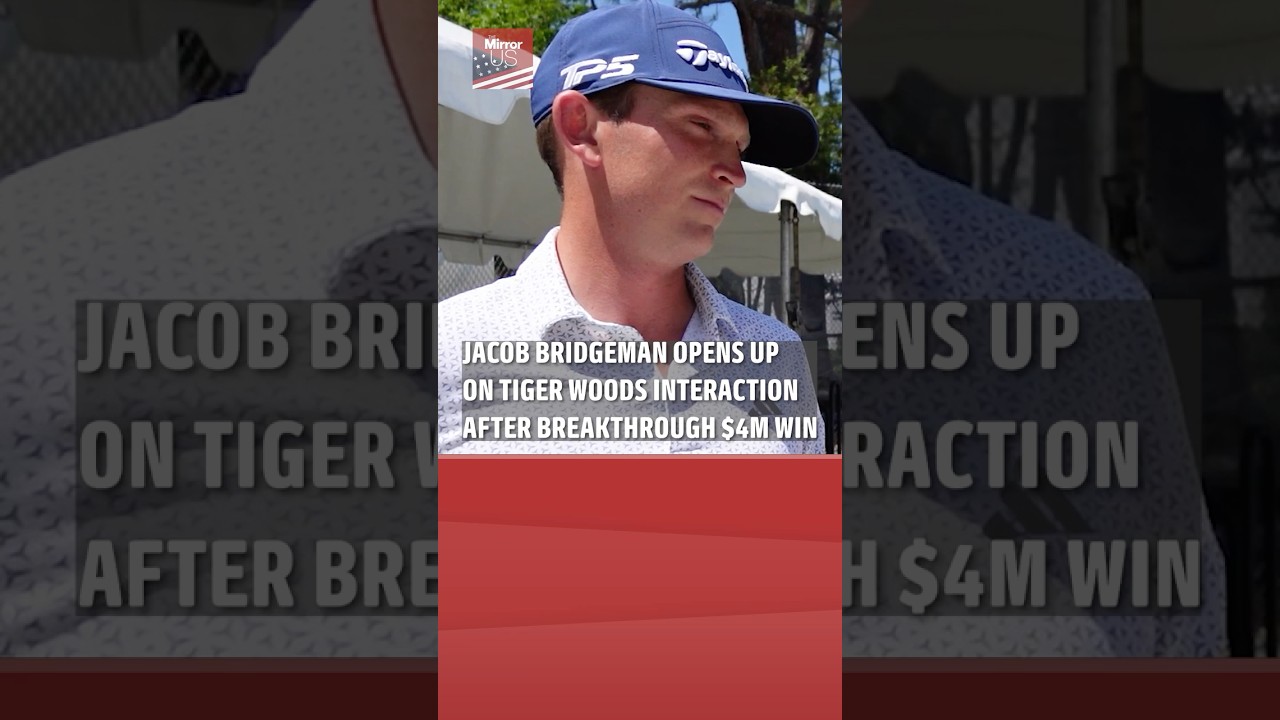 Jacob Bridgeman Opens up on Tiger Woods Interaction After Breakthrough $4M Win