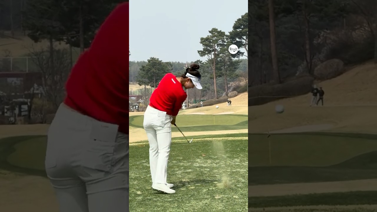 가파르게 올리고 완만하게 내려... 꽂다 🔥❤️🤍 | KLPGA 송지아(Jia Song) #응원릴레이 #송지아2026