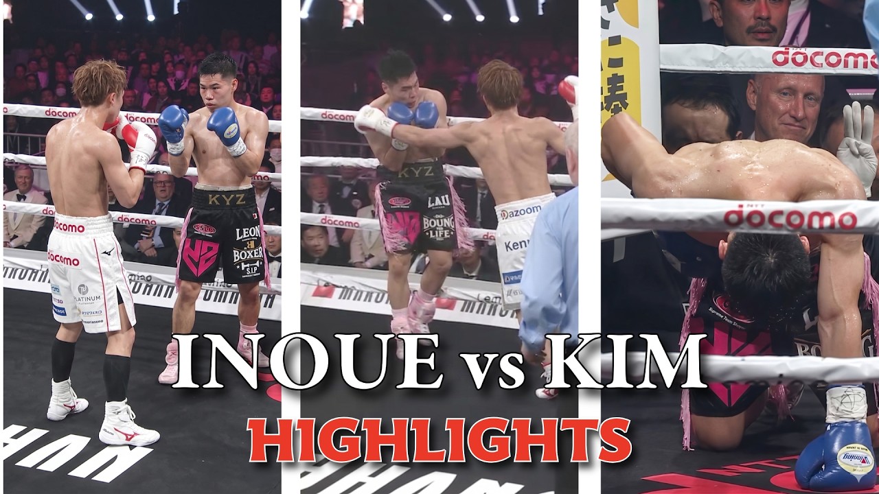 He Fought with a Smile... But Inoue Was Too Much | INOUE vs KIM HIGHLIGHTS
