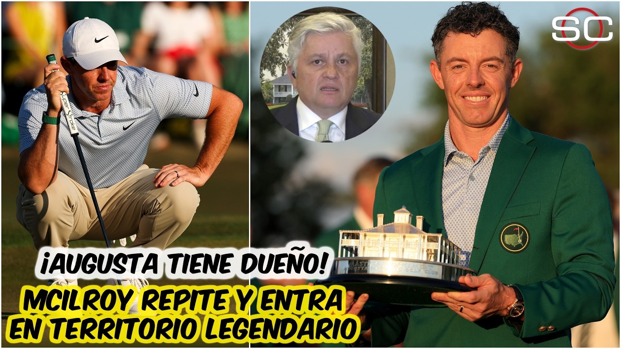 HISTÓRICO. RORY MCILROY, CAMPEÓN del MASTERS 2026. 2da chaqueta verde consecutiva | SportsCenter