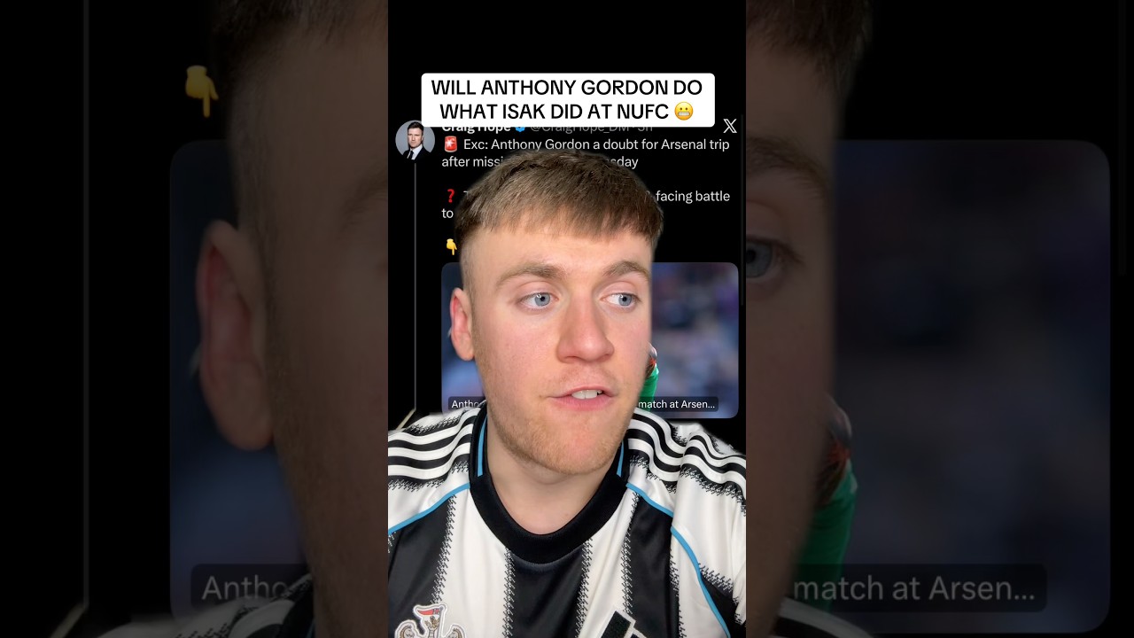 WILL GORDON DO WHAT ISAK DID AT NUFC?? #nufc #newcastle #newcastleunited #premierleague #gordon