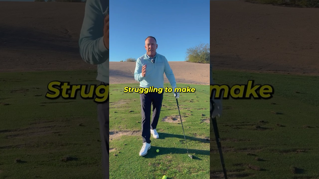 Hit Ball First Every Time With This Simple Drill #golf #golfswing #golftips