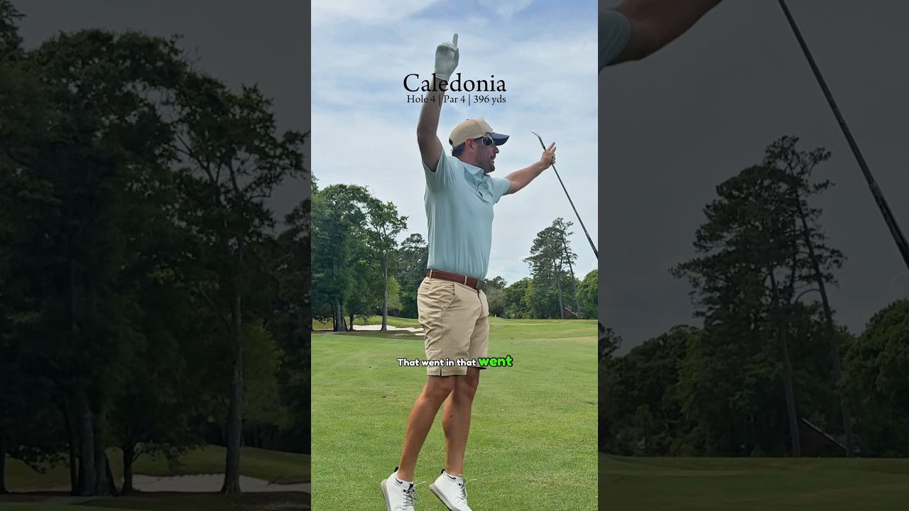 HOLE OUT??!! Has this ever happened to you? #golf #golfvlog #golfcourse #golfing #golfshot