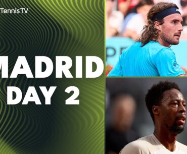 Tsitsipas, Monfils, Dimitrov & More in Action 🍿 | Madrid 2026 Day 2 Highlights