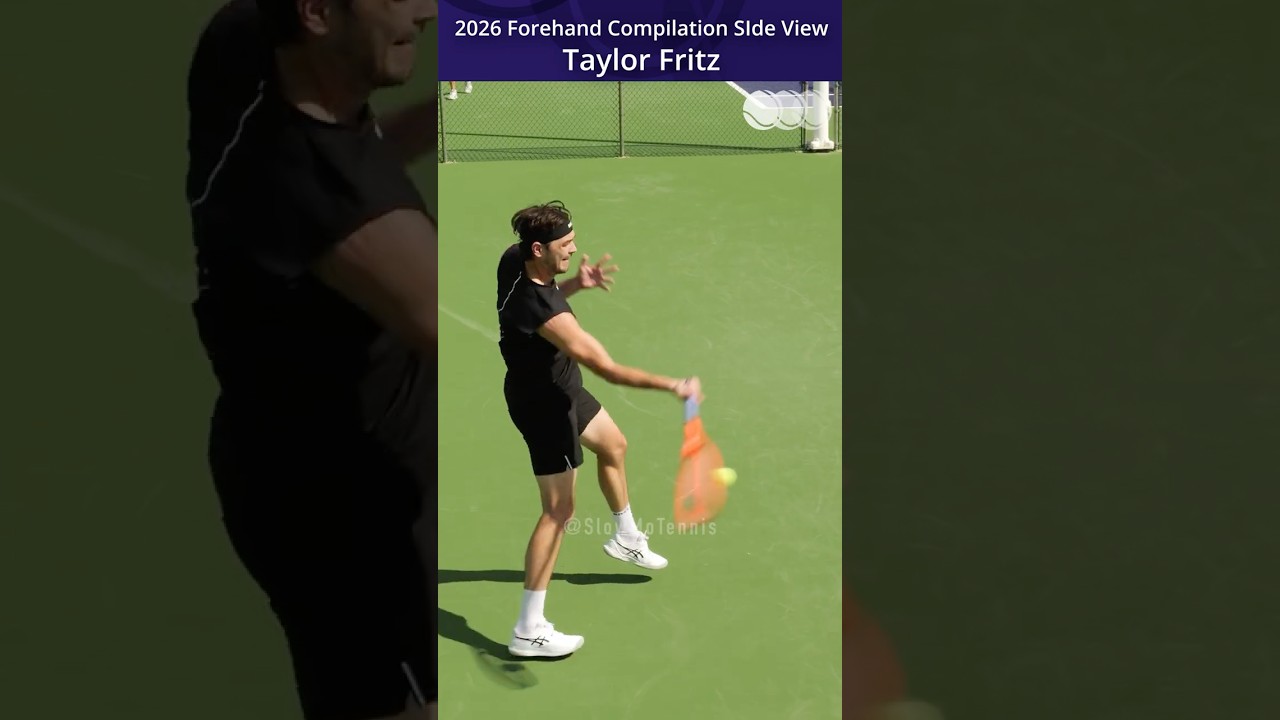 Taylor Fritz Forehand Compilation 2026 [Open Side View]