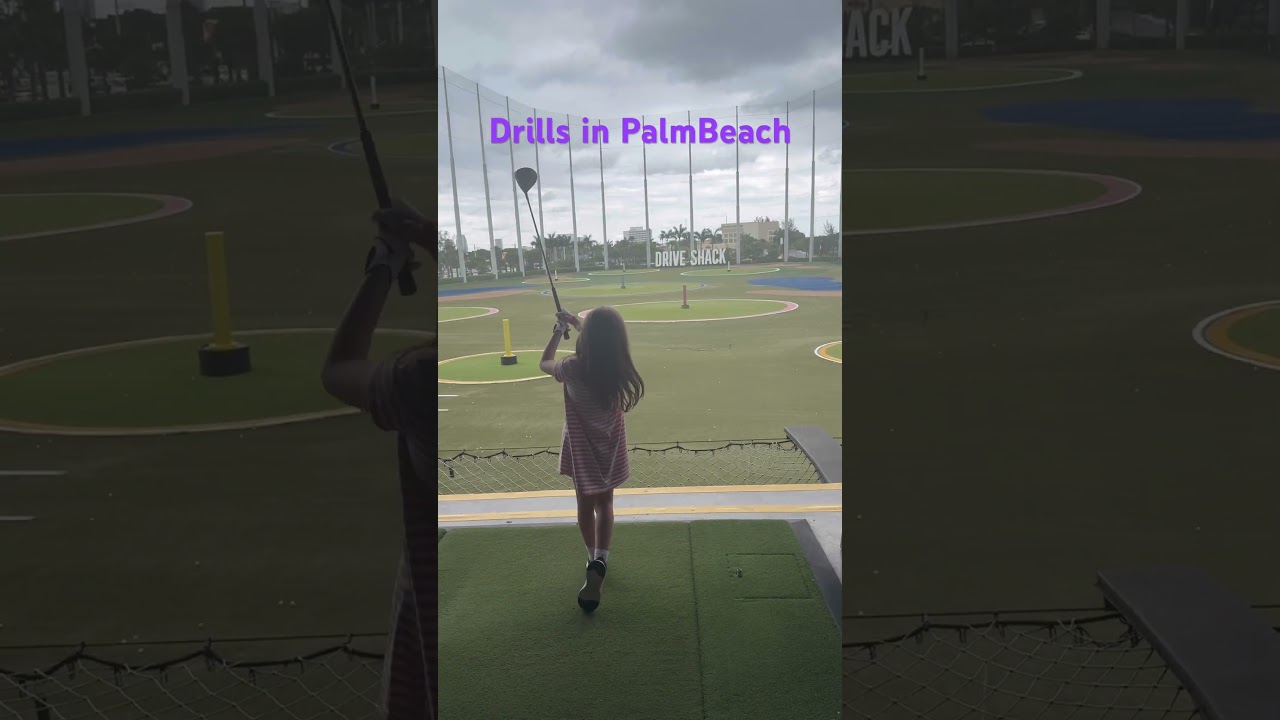 Golf Girl Golf @DriveShackGolf  at Drive Shack PB #golfgirl