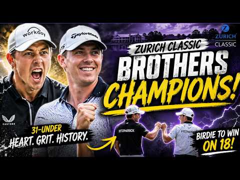 Fitzpatrick Brothers Win Zurich Classic In Dramatic Finish