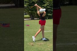 Amazing Golf Swing you need to see | Golf Girl awesome swing | Golf shorts | Scarlett Schremmer