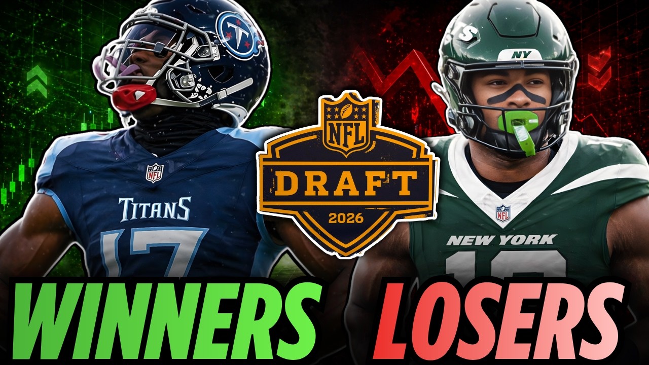 2026 NFL Draft Fantasy Football WINNERS & LOSERS | Risers & Fallers Reaction