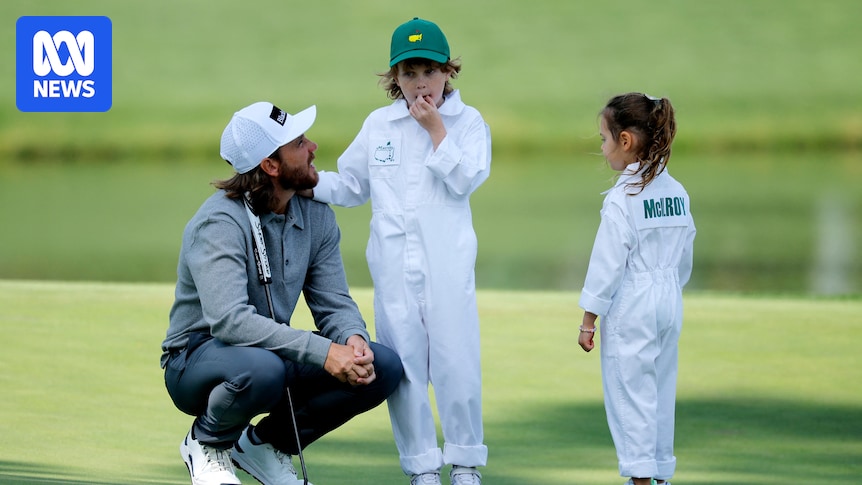 Tommy Fleetwood's son steals show at US Masters Par 3 Contest