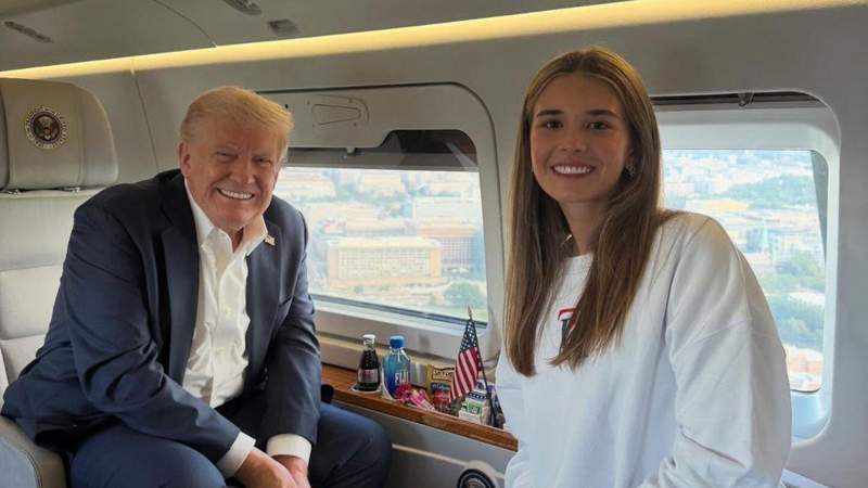 Kai Trump was deemed 'out of touch' after sharing her 'dream' career.@kaitrumpgolfer/Instagram