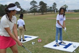 Seasoned golfers instruct aspiring athletes at Golf With Us
