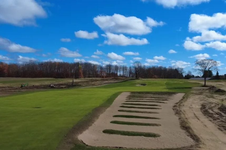 golf course Michigan Island Resort Casino