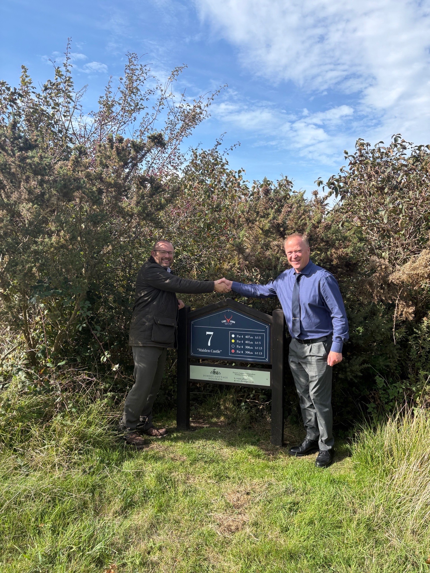 Dorset Cottage Holidays Teams Up with Came Down Golf Club