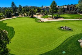 the homestead at capital canyon club lookout, vibrant golf greens