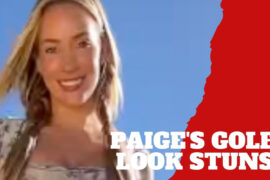 A stunning look! Paige Spiranac golf outfit makes heads turn and causes commotion on social media