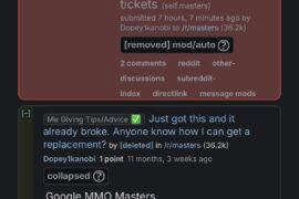 Suspicious Masters ticket sob story