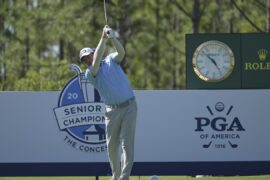 Despite never playing a major, Keith Horne has a 1-shot lead in the Senior PGA Championship