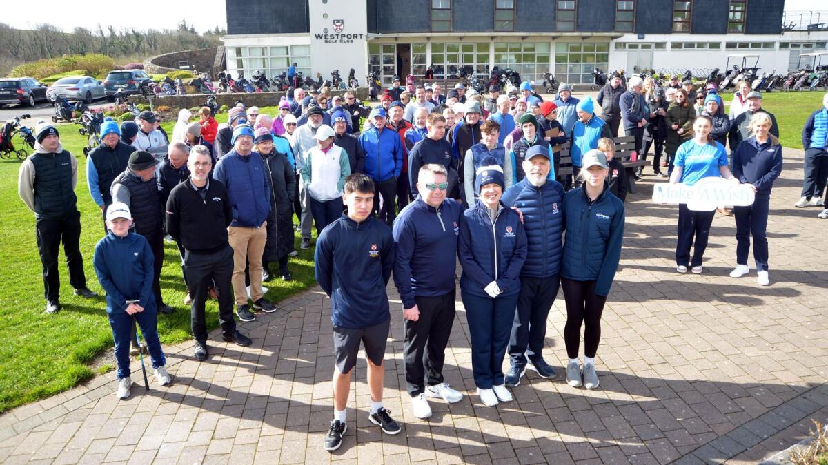 Granting wishes at Mayo golf club Granting wishes at Mayo golf club