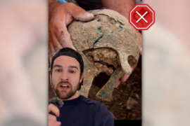 Were Roman helmets found on North Carolina golf course?