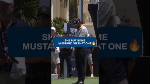 That 1st tee energy for the leader, Cameron Young. #golf #pgatour #sports