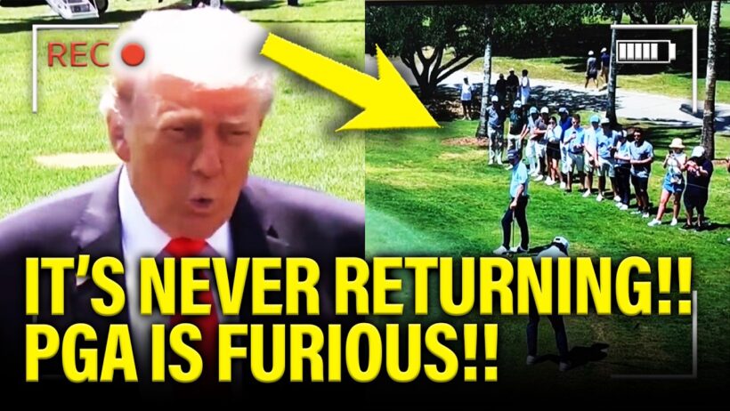 Trump gets PERFECT KARMA as HIS GOLF EVENT FAILS!!!!