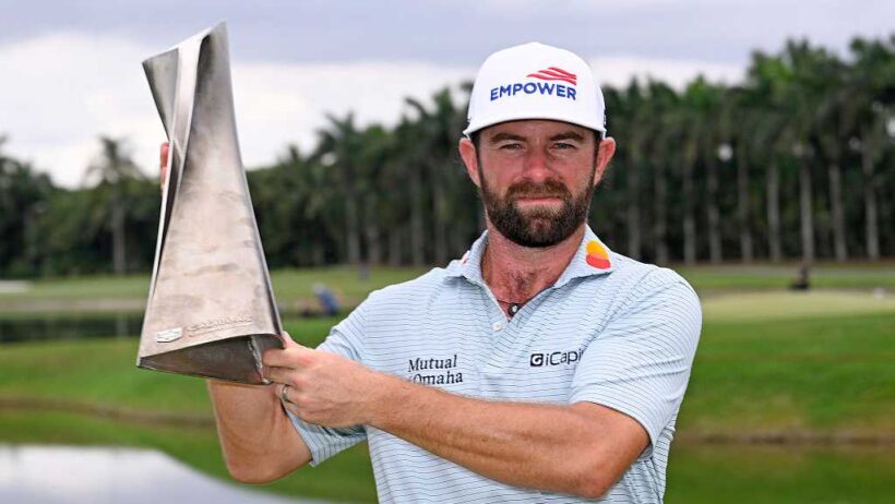 With Trump watching in Doral, Cameron Young finishes off wire-to-wire win at Cadillac Championship