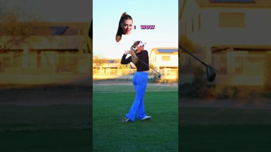 Great shot ​⁠😍 #golfgirls #caddieissues