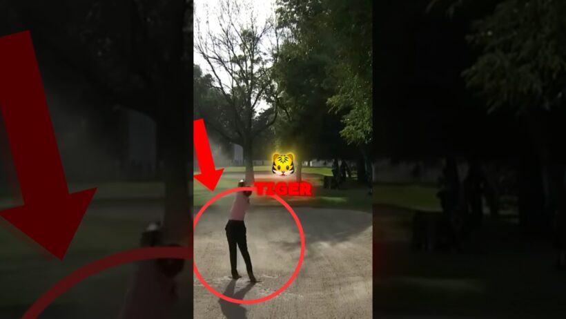 Tiger woods tells Scottie why he doesn’t use a 60 degree in the bunker #golf #tigerwoods #chipping