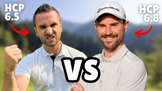 Golf Match auf Augenhöhe (spannend)