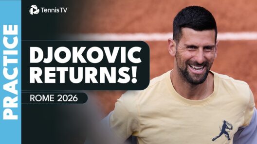 Novak Djokovic Makes His Return 🤩 🧱 | Rome 2026 Practice Highlights