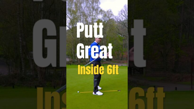 Hole more short putts - this drill will change everything #golfshorts #golftips #aimpoint