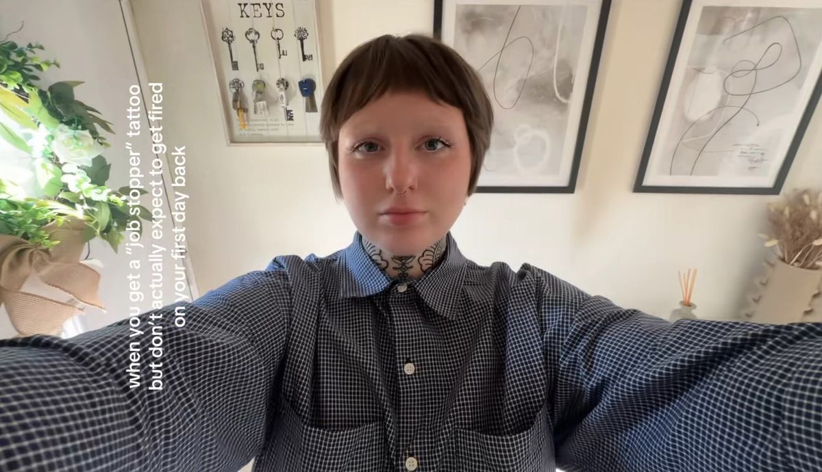Abbie Foote in work clothes