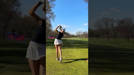 Amazing Golf Swing you need to see | Golf Girl awesome swing | Golf shorts