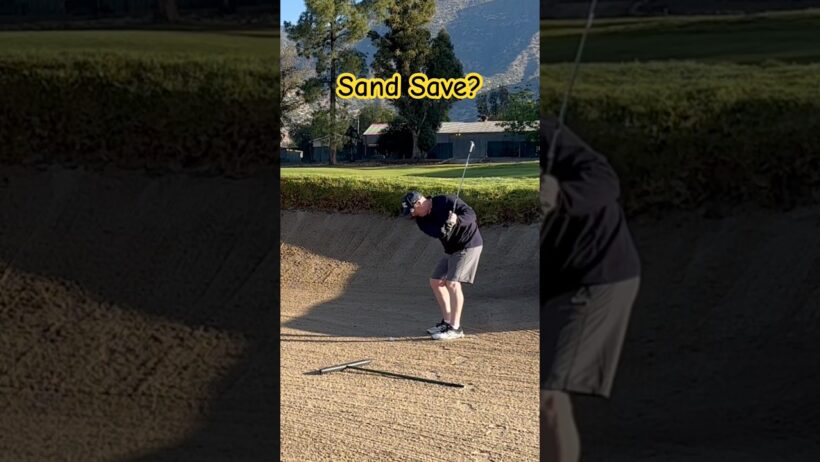 Sand Save or Not? ⛳👀 Hole 8 at Soule Park Golf Course #golf