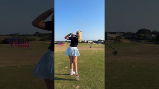 Amazing Golf Swing you need to see | Golf Girl awesome swing | Golf shorts | Grace Hallinan
