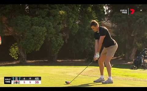 Bubba Watson Reviews AFL Star Matty Richardsons Golf Swing