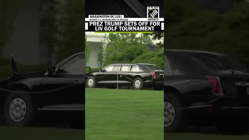U.S. President Donald Trump travels to Washington, D.C. to attend LIV Golf tournament