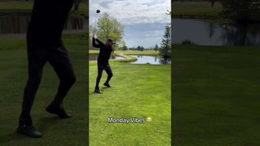 Hit it pure. Monday hit back. Rolling Hills Golf Club, Lapeer Michigan.