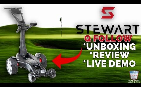 Stewart Golf Q Follow Review & Unboxing | Best Electric Push Cart for 2025?