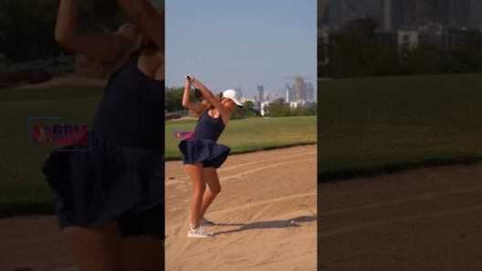 Amazing Golf Swing you need to see | Golf Girl awesome swing | Golf shorts | Sara Michelle Winter