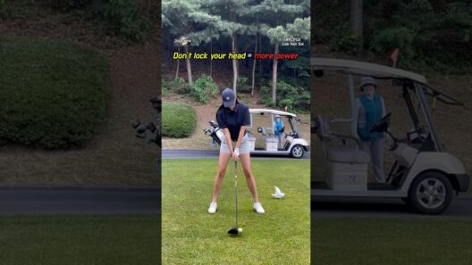 비거리 늘리는 이한율 프로의 시선 처리 ⛳️