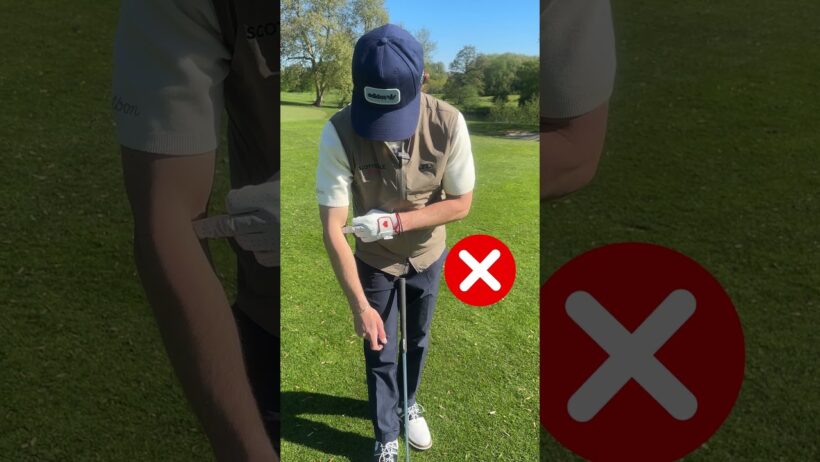 LEFT HAND LOW CHIPPING = FIX FAT SHOTS #golf #golflesson #golftips