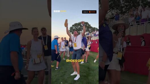 "Shoes off, if you won the cup!" - Niall Horan getting involved 😂 | BBC Sport #shorts